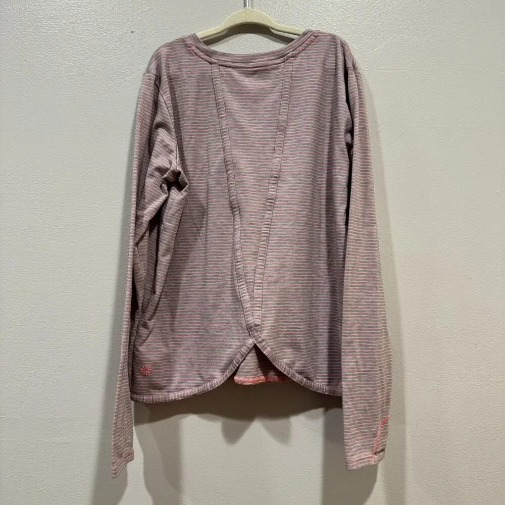 Girls Athletic Bundle Sz M 8/10 Athleta Top Ivivva Leggings Pink Lounge Workout